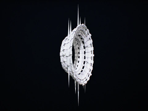 Star Gate Type 3 PBR 3D Model