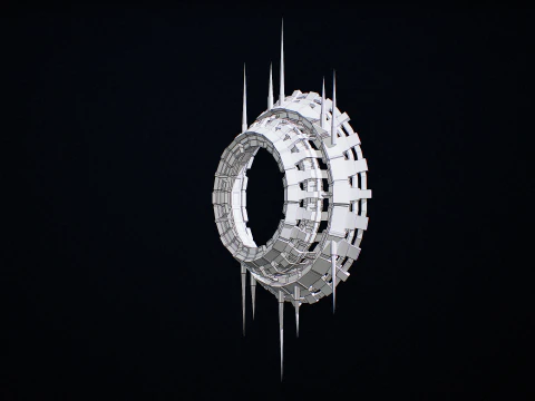 Star Gate Type 3 PBR 3D Model