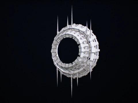 Star Gate Type 3 PBR 3D Model