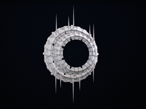 Star Gate Type 3 PBR 3D 모델