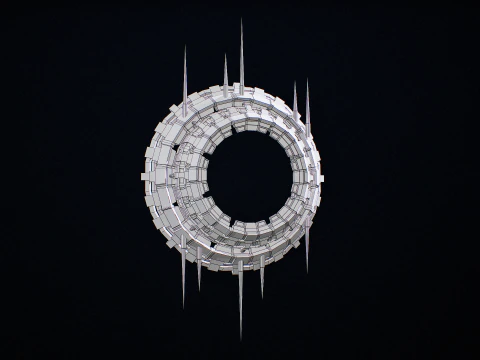 Star Gate Type 3 PBR 3D Model