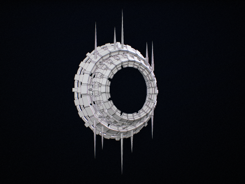 Star Gate Type 3 PBR 3D 모델