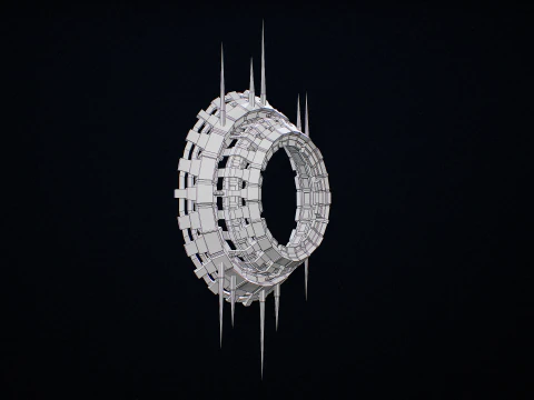 Star Gate Type 3 PBR 3D Model