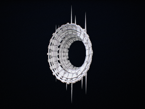 Star Gate Type 3 PBR 3D 모델
