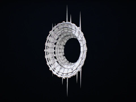 Star Gate Type 3 PBR 3D Model
