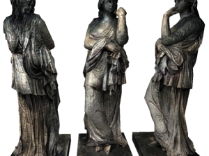 statue of lady 2 3D मॉडल