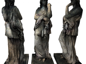 statue of lady 2 3D मॉडल