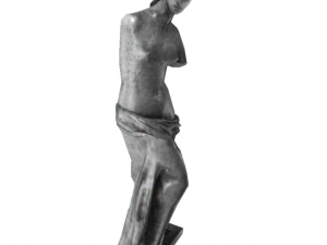 statue of lady 3 Model 3D