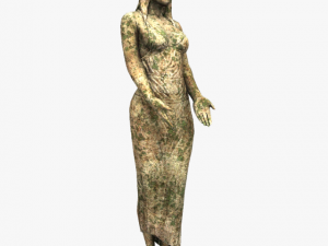 statue of lady 4 Modelo 3D