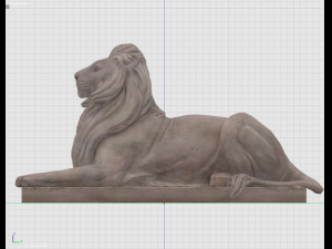 statue of lion 3D मॉडल