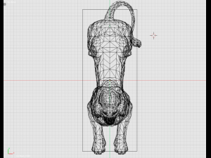 statue of lion 3D मॉडल