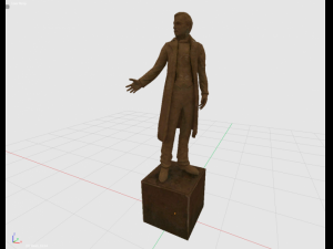 statue of man 3D Model