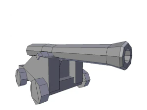 cannon 3D Model