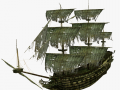 flying dutchman sailship 3Dモデル