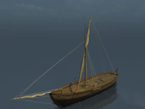 fishing boat small 3D Model