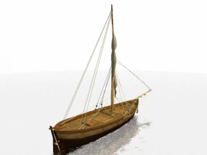 fishing boat small 3D Model