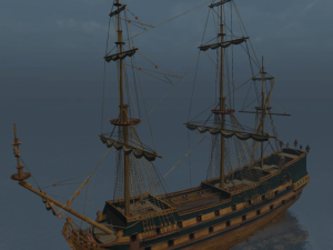 frigate hms 3Dモデル