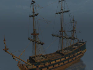 frigate hms 3D Model