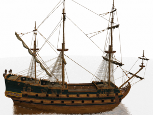 frigate hms 3Dモデル