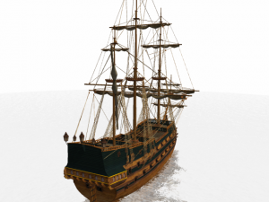 frigate hms 3Dモデル