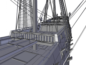 frigate hms 3Dモデル