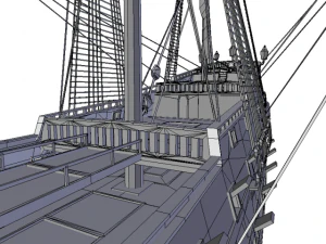 frigate hms 3D Model