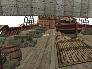 frigate hms light sailship 3D Модель
