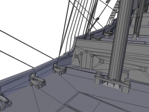galeon sailship 3D 모델