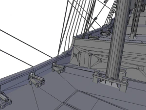 galeon sailship 3D Model