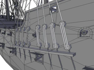 galeon sailship 3D Model