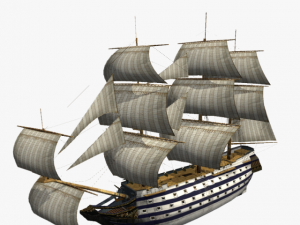 hms linear ship 3D 모델
