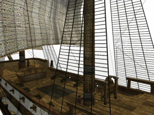 hms linear ship 3 rank 3D Model