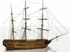 hms 18 sailships collection 3D Model