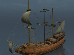 hms 18 sailships collection 3D Model