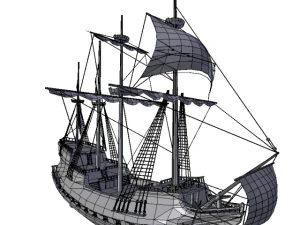hms 18 sailships collection 3D Model
