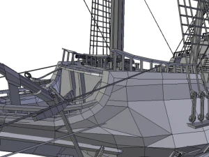 hms 18 sailships collection 3D Model