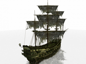 hms 18 sailships collection 3D Model