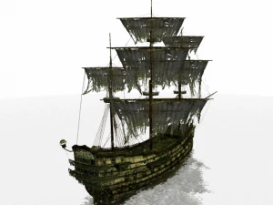 hms 18 sailships collection 3D Model