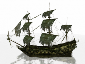 hms 18 sailships collection 3D Model