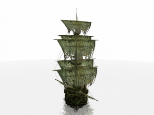hms 18 sailships collection 3D Model