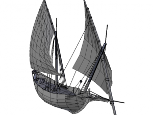 hms 18 sailships collection 3D Model