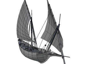 hms 18 sailships collection 3D Model