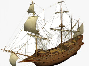 hms 18 sailships collection 3D Model