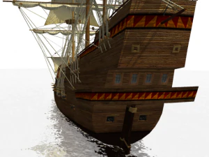 hms 18 sailships collection 3D Model