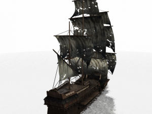 hms 18 sailships collection 3D Model