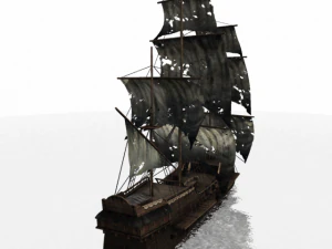 hms 18 sailships collection 3D Model