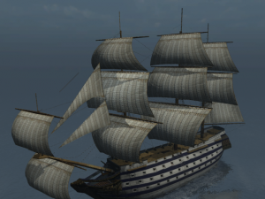 hms 18 sailships collection 3D Model