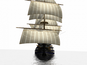 hms 18 sailships collection 3D Model