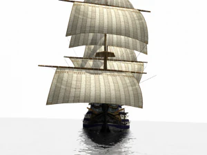 hms 18 sailships collection 3D Model