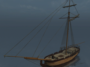 hms 18 sailships collection 3D Model